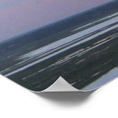 Sonnenuntergang über der Bucht von Margate NJ Poster (Ecke)