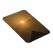 Sonnenuntergang über der Großen Pyramide Magnet (Rechte Seite)