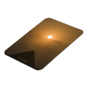 Sonnenuntergang über der Großen Pyramide Magnet (Linke Seite)