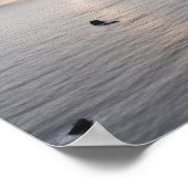 Sonnenuntergang über der irischen Küste Poster (Ecke)