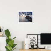 Sonnenuntergang über der irischen Küste Poster (Heimbüro)