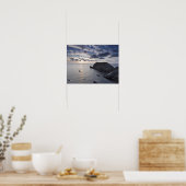Sonnenuntergang über der irischen Küste Poster (Küche)