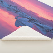 Sonnenuntergang über der Jokulsarlon Glacier Lagoo Sherpadecke (3/4)