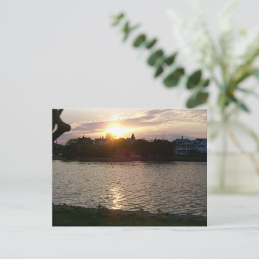 Sonnenuntergang über der Postkarte (Stehend Vorderseite)