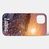 Sonnenuntergang über der Schneeküste Case-Mate iPh iPhone Hülle (Rückseite (Horizontal))