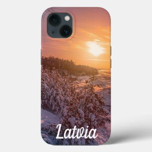 Sonnenuntergang über der Schneeküste Case-Mate iPh iPhone Hülle