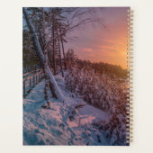 Sonnenuntergang über der Schneeküste Planer (Rückseite)