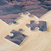 Sonnenuntergang über der Schneeküste Puzzle (Seite)