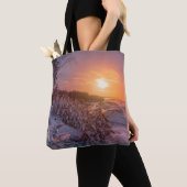Sonnenuntergang über der Schneeküste Tasche (Von Nahem)