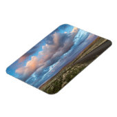 Sonnenuntergang über der Schotterstrasse Zumwalt P Magnet (Linke Seite)