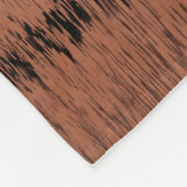 Sonnenuntergang über der Stadt am Meer - Aquarell Fleecedecke (Ecke)