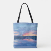 Sonnenuntergang über der Tote Tasse Tasche (Rückseite)