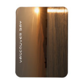 Sonnenuntergang über der Vancouver Bay - Kanada Magnet (Vertikal)