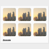 Sonnenuntergang über Doha, Qatar Aufkleber (Blatt)
