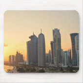 Sonnenuntergang über Doha, Qatar mousepad (Vorne)
