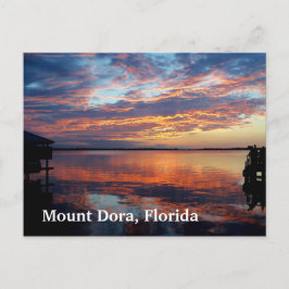 Sonnenuntergang über Dora Florida Foto Kunst Postkarte