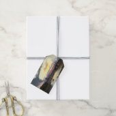 Sonnenuntergang über Dresden Geschenkanhänger (Mit Garn)