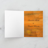 Sonnenuntergang über einer Dock-Hochzeit Einladung (Innenseite)