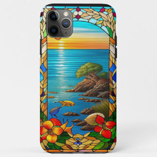 Sonnenuntergang über einer felsigen Küstenlinie Case-Mate iPhone Hülle