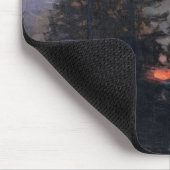 Sonnenuntergang über einer Winter-Landschaft, Mousepad (Ecke)