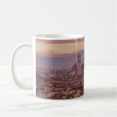 Sonnenuntergang über Florenz, Italien Kaffeetasse (Links)