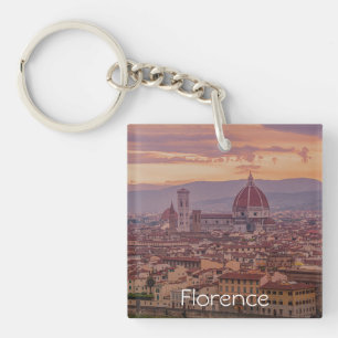 Sonnenuntergang über Florenz, Italien Schlüsselanhänger