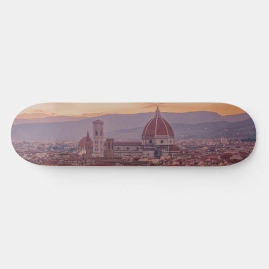 Sonnenuntergang über Florenz, Italien Skateboard (Horizontal)
