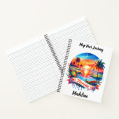 Sonnenuntergang über Floridas Wildtierlandschaft Notizblock (Innenseite)