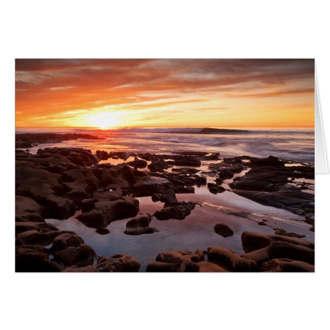 Sonnenuntergang über Gezeiten (Vorderseite (Horizontal))