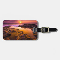 Sonnenuntergang über Gezeitenbecken, Hawaii
