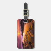 Sonnenuntergang über Gezeitenbecken, Hawaii Gepäckanhänger (Vorderseite vertikal)