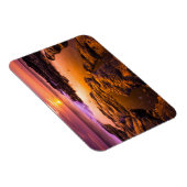 Sonnenuntergang über Gezeitenpools, Hawaii Magnet (Rechte Seite)