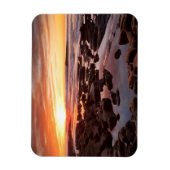 Sonnenuntergang über Gezeitenpools Magnet (Vertikal)