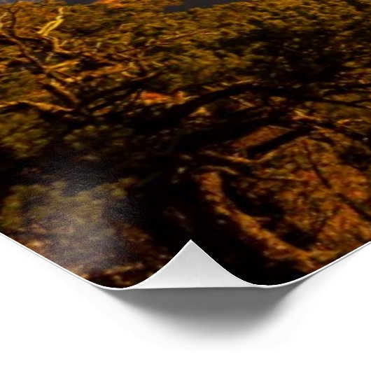 Sonnenuntergang über Grand Canyon Poster (Ecke)