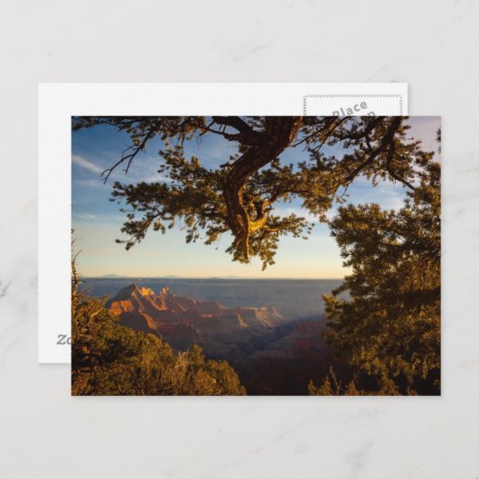 Sonnenuntergang über Grand Canyon Postkarte (Vorne/Hinten)