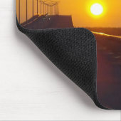 Sonnenuntergang über HWY 90 Bay St. Louis Bridge Mousepad (Ecke)