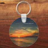 Sonnenuntergang über Jamaica Bay im Schlüsselanhän Schlüsselanhänger (Vorderseite)