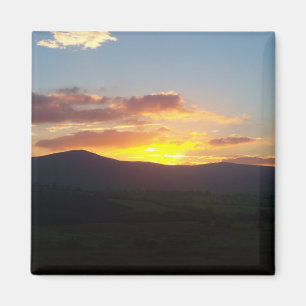 Sonnenuntergang über Lakeland fällt Magnet