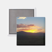 Sonnenuntergang über Lakeland Fells Magnet (Vorderseite/Rückseite)