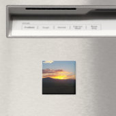 Sonnenuntergang über Lakeland Fells Magnet (In Situ (Geschirrspüler))
