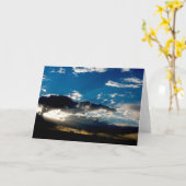 Sonnenuntergang über Landstraße Karte (Gelbe Blume)