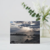 Sonnenuntergang über Lanzarote Postkarte (Stehend Vorderseite)