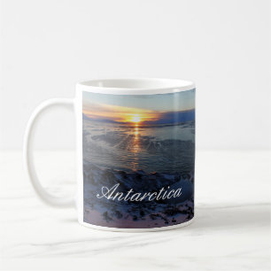 Sonnenuntergang über McMurdo Sound, Antarktis Kaffeetasse