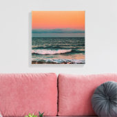 Sonnenuntergang über Meer Leinwanddruck (Insitu (Wohnzimmer))
