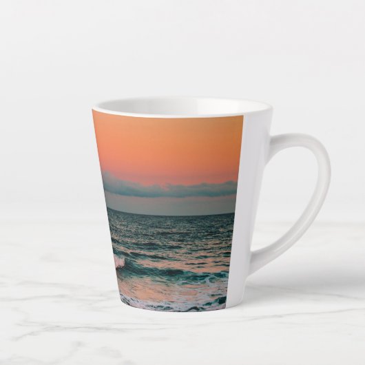 Sonnenuntergang über Meer Milchtasse (Rechts)