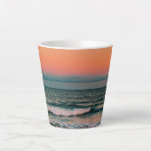 Sonnenuntergang über Meer Milchtasse (Vorderseite)