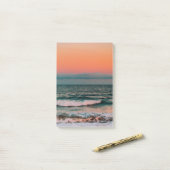 Sonnenuntergang über Meer Post-it Klebezettel (Auf Schreibtisch)