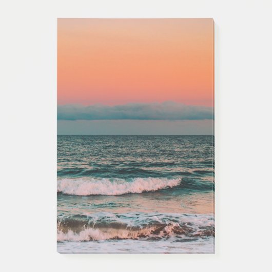 Sonnenuntergang über Meer Post-it Klebezettel (Vorderseite)