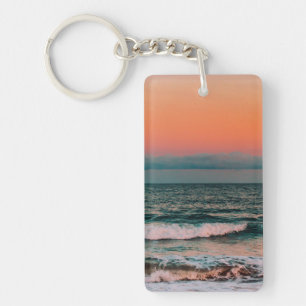 Sonnenuntergang über Meer Schlüsselanhänger