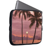 Sonnenuntergang über Moorea vom Sofitel Maeva Beac Laptopschutzhülle (Vorne Rechts)